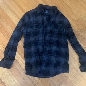 Black and grey flannel